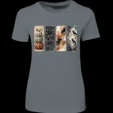 Createyou Halloween...a kedves - Női , Szürke , 2XL női póló