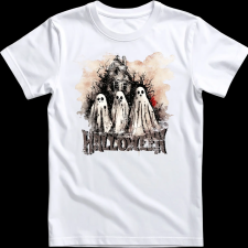 Createyou Halloween, szellemek - Férfi , Fehér , 2XL férfi póló