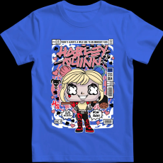 Createyou Harley Quinn - Férfi - Királykék - L