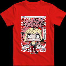 Createyou Harley Quinn - Gyermek - Piros - XL