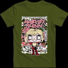 Createyou Harley Quinn - Gyermek - Sötétzöld - XS