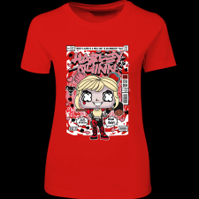 Createyou Harley Quinn - Női - Piros - S női póló