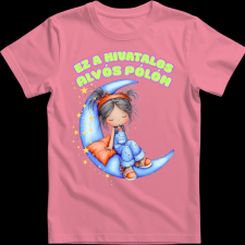 Createyou Hivatalos alvós pólóm - Gyermek , Pink , M gyerek póló
