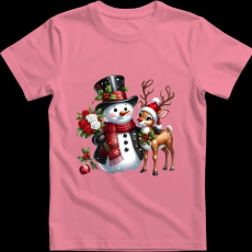 Createyou Hóember szarvassal - Gyermek - Pink - XL