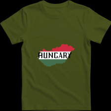 Createyou Hungary - Férfi , Sötétzöld , XL férfi póló
