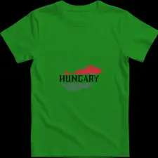 Createyou Hungary, kopott - Gyermek , Zöld , M gyerek póló