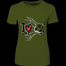 Createyou I love foci - Női , Sötétzöld , 2XL