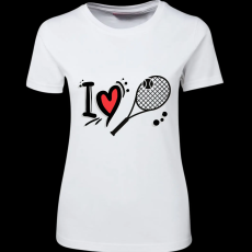 Createyou I love tenisz - Női , Fehér , S