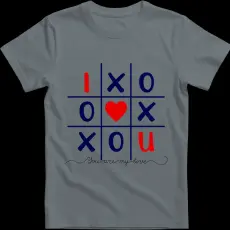 Createyou I Love You amőba - Gyermek , Szürke , XL