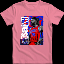 Createyou ISAIAH STEWART - Gyermek - Pink - S gyerek póló