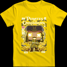 Createyou Jack Sparrow Pirates Of The Caribbean - Férfi - Sárga - 2XL