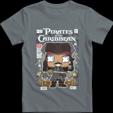 Createyou Jack Sparrow Pirates Of The Caribbean - Férfi - Szürke - XL