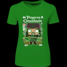Createyou Jack Sparrow Pirates Of The Caribbean - Női - Zöld - M