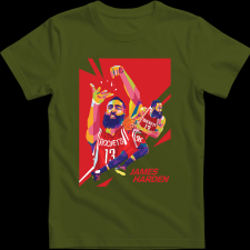 Createyou JAMES HARDEN - Férfi - Sötétzöld - M férfi póló