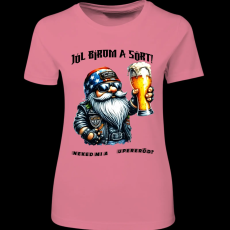 Createyou Jól bírom a sört - Női , Pink , XL