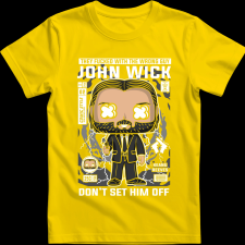 Createyou John Wick - Férfi - Sárga - 3XL férfi póló