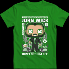 Createyou John Wick - Gyermek - Zöld - XS