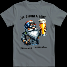 Createyou Jól bírom a sört - Férfi - Szürke - 2XL