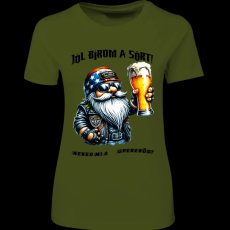 Createyou Jól bírom a sört - Női - Sötétzöld - 2XL