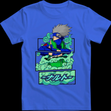 Createyou Kakashi Hatake - Gyermek - Királykék - XL gyerek póló