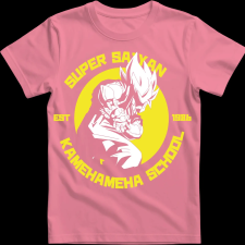 Createyou Kame Hame Ha - Férfi - Pink - 2XL férfi póló