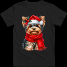 Createyou Karácsonyi Yorki - Férfi - Fekete - 2XL