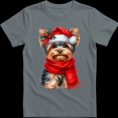 Createyou Karácsonyi Yorki - Férfi - Szürke - S