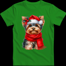 Createyou Karácsonyi Yorki - Férfi - Zöld - L