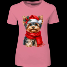 Createyou Karácsonyi Yorki - Női - Pink - S