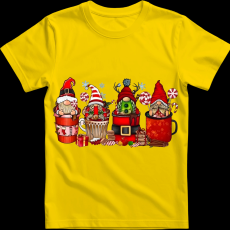 Createyou Kari manók bögrékben - Férfi - Sárga - 2XL