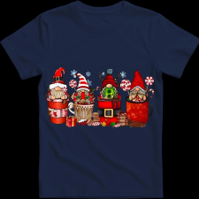 Createyou Kari manók bögrékben - Gyermek - Sötétkék - M gyerek póló