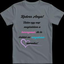 Createyou Kedves Anya - Gyermek , Szürke , S gyerek póló