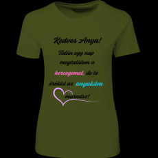 Createyou Kedves Anya - Női - Sötétzöld - XL