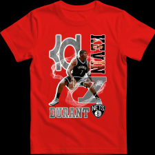 Createyou Kevin Durant - Férfi - Piros - 2XL férfi póló