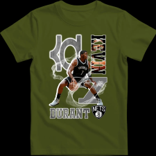 Createyou Kevin Durant - Gyermek - Sötétzöld - XL gyerek póló