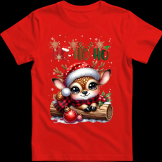 Createyou Kicsi szarvas HoHoHo - Férfi - Piros - XL