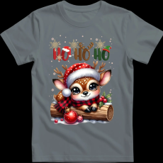 Createyou Kicsi szarvas HoHoHo - Férfi - Szürke - L