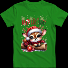 Createyou Kicsi szarvas HoHoHo - Gyermek - Zöld - XL