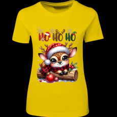 Createyou Kicsi szarvas HoHoHo - Női - Sárga - M