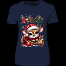 Createyou Kicsi szarvas HoHoHo - Női - Sötétkék - XL