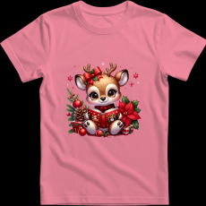 Createyou Kicsi szarvas olvas - Férfi - Pink - S