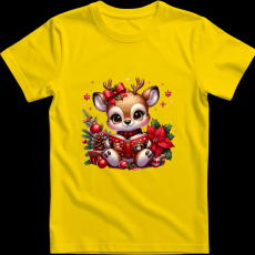 Createyou Kicsi szarvas olvas - Gyermek - Sárga - S