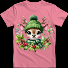 Createyou Kicsi szarvas zöldben - Férfi - Pink - M