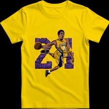 Createyou Kobe Dunk - Férfi - Sárga - XL férfi póló