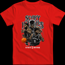Createyou Kyrie Irving - Férfi - Piros - 2XL férfi póló