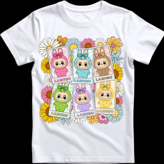 Createyou Labubu, 6 db - Férfi - Fehér - S