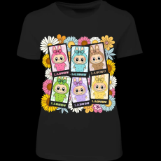 Createyou Labubu, 6 db - Női - Fekete - 2XL