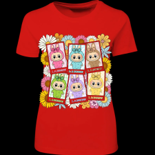 Createyou Labubu, 6 db - Női - Piros - XL női póló