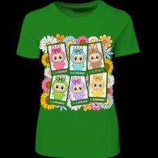 Createyou Labubu, 6 db - Női - Zöld - L női póló