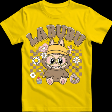 Createyou Labubu, barna - Férfi - Sárga - L férfi póló